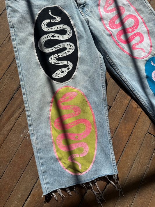 Cosmic Snake Jorts (Size