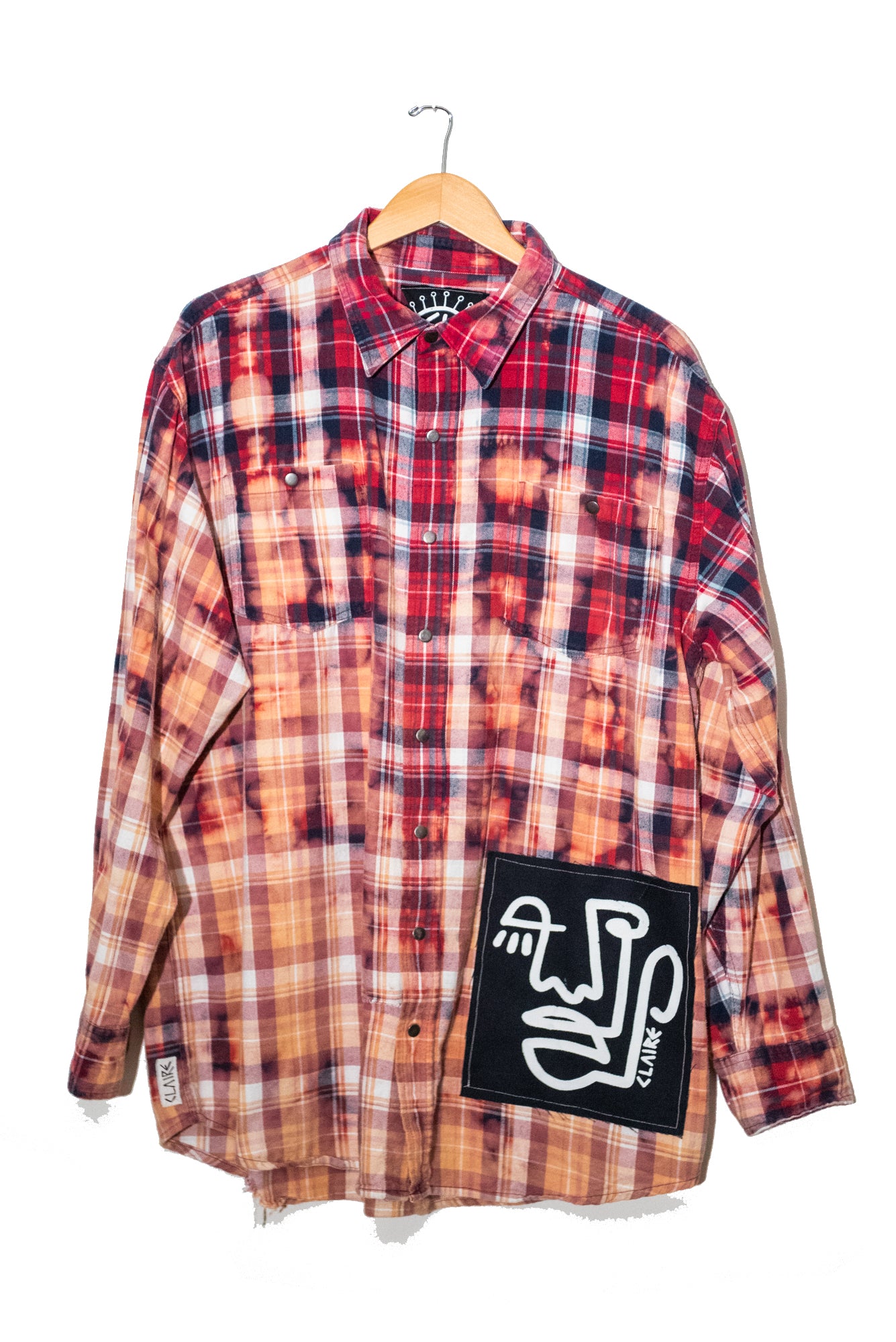 Dyed Plaid Button-UP (XXL)