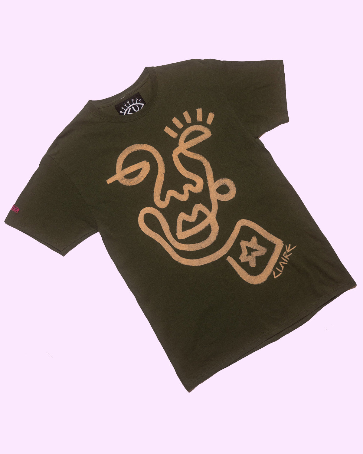 1-Line Face T #15 (M)