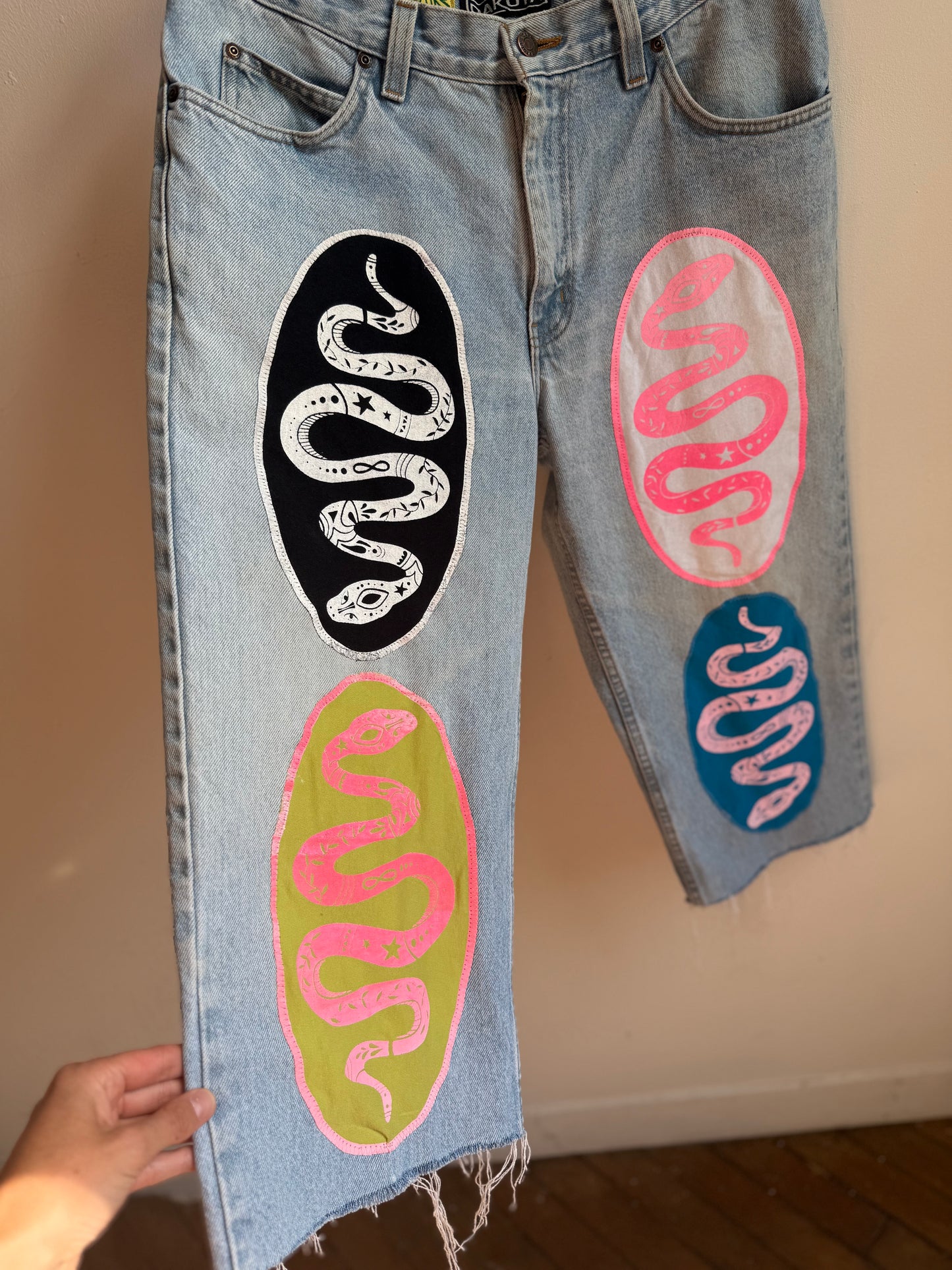 Cosmic Snake Jorts (Size