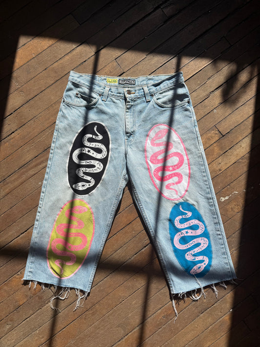 Cosmic Snake Jorts (Size