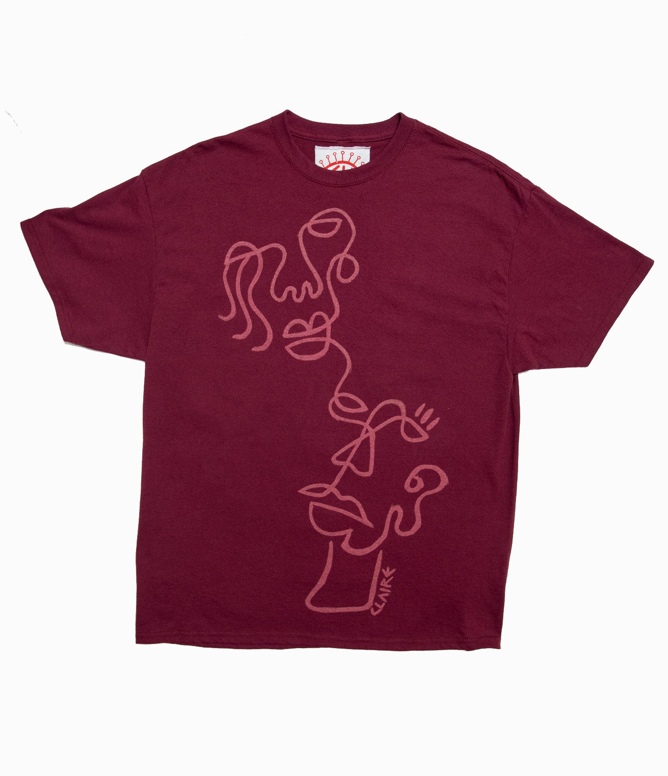 1-Line Face T #2 (XL)