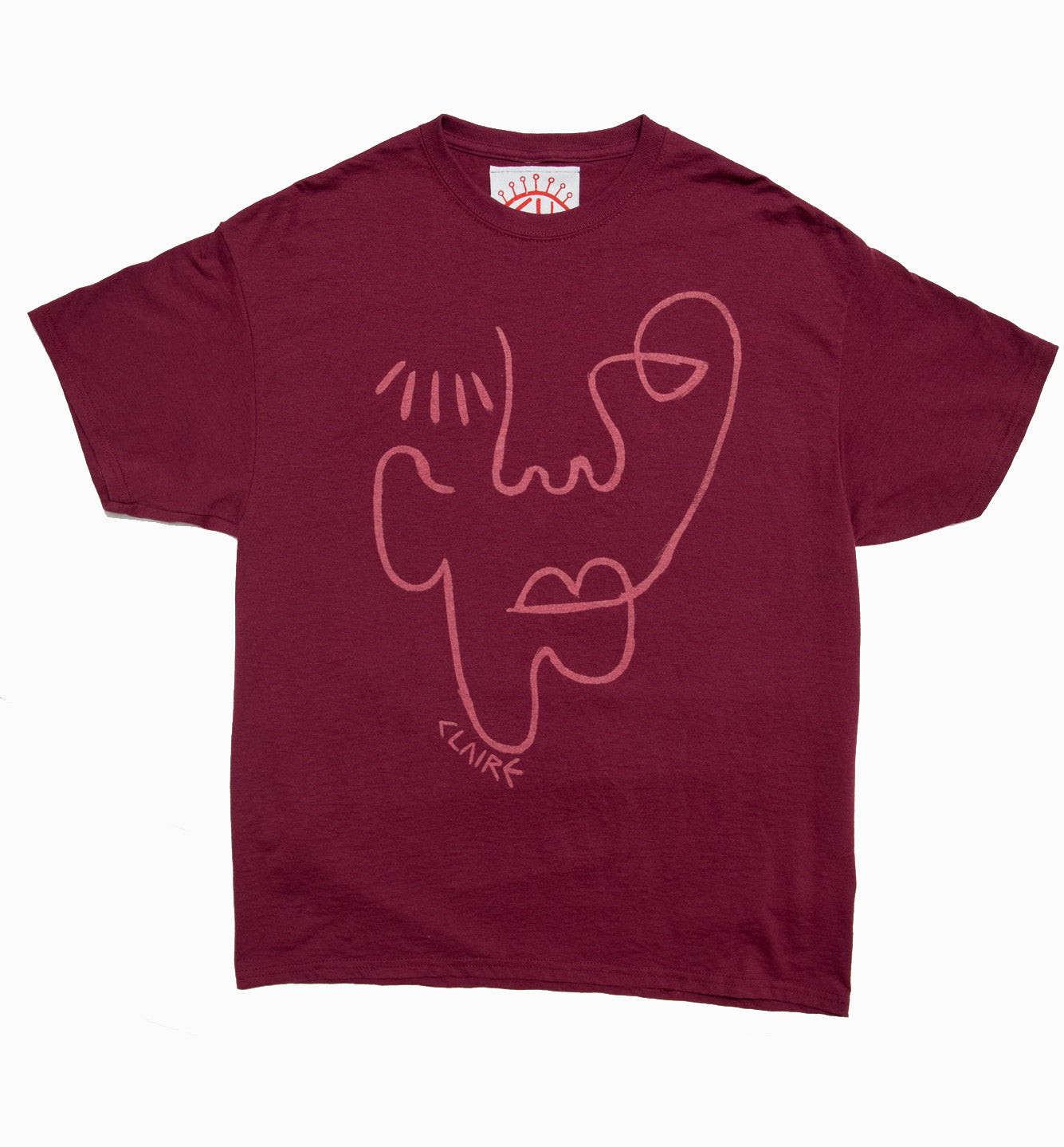 1-Line Face T #1 (XL)