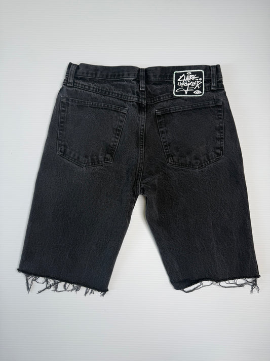 Aura Black Denim Shorts (Size 32)