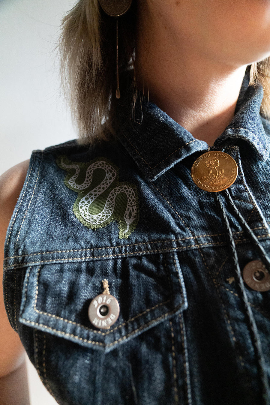 JOANED. Coin Bolo Tie