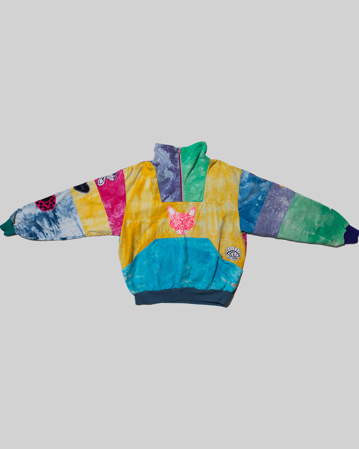 Rainbow Half-Zip (L)