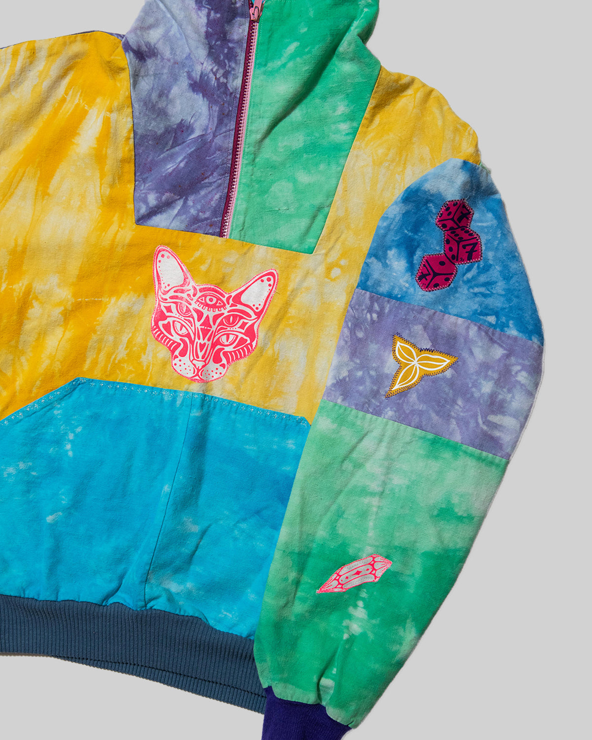 Rainbow Half-Zip (L)