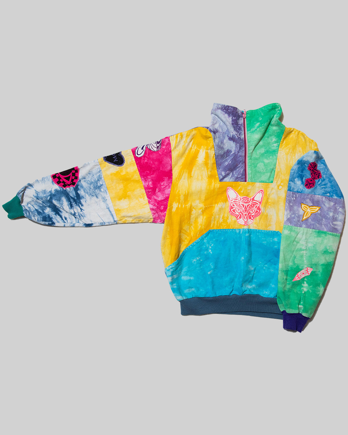 Rainbow Half-Zip (L)