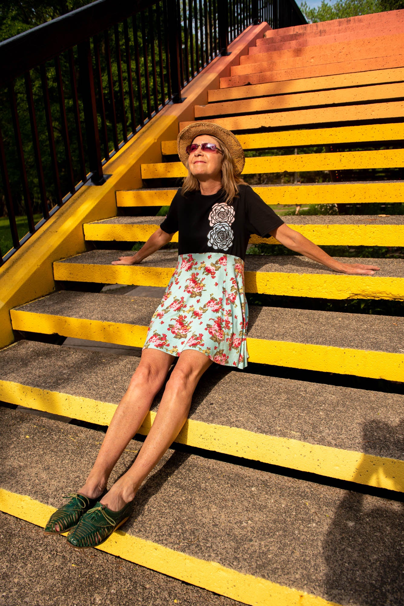 Floral T-Shirt Dress (S)