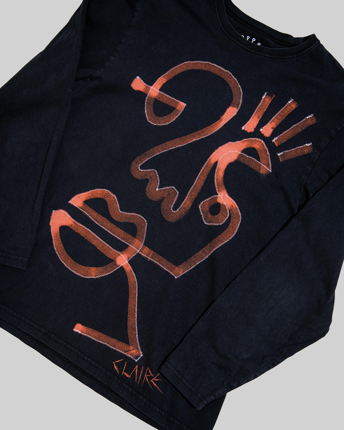 1-Line Face Longsleeve (M)