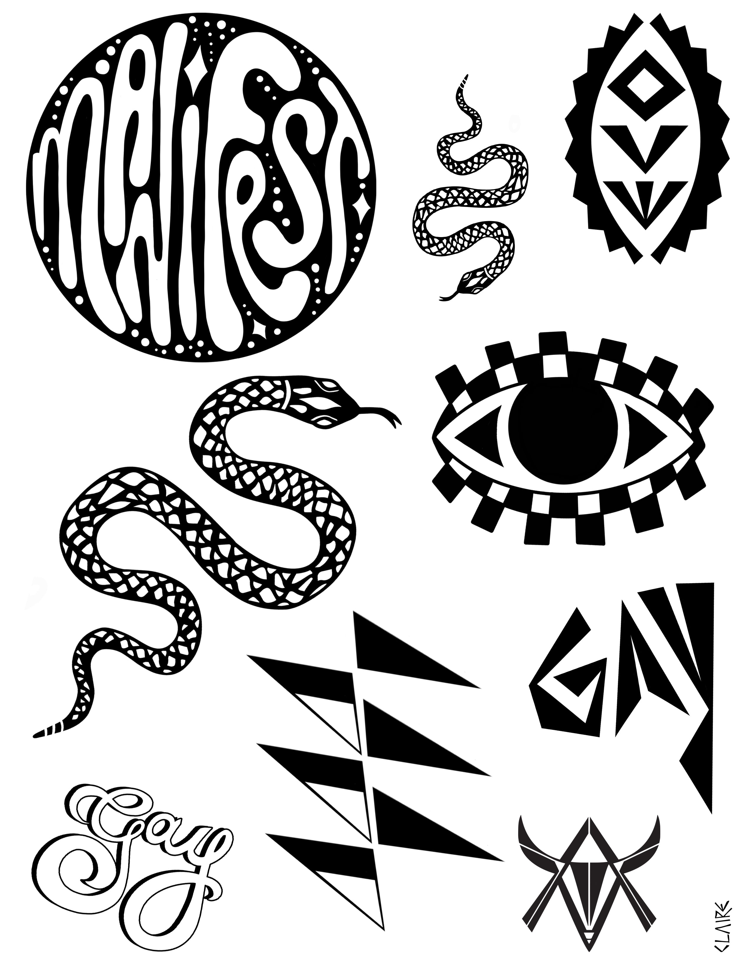 FLASH SHEET PRINTS – claire upcycled
