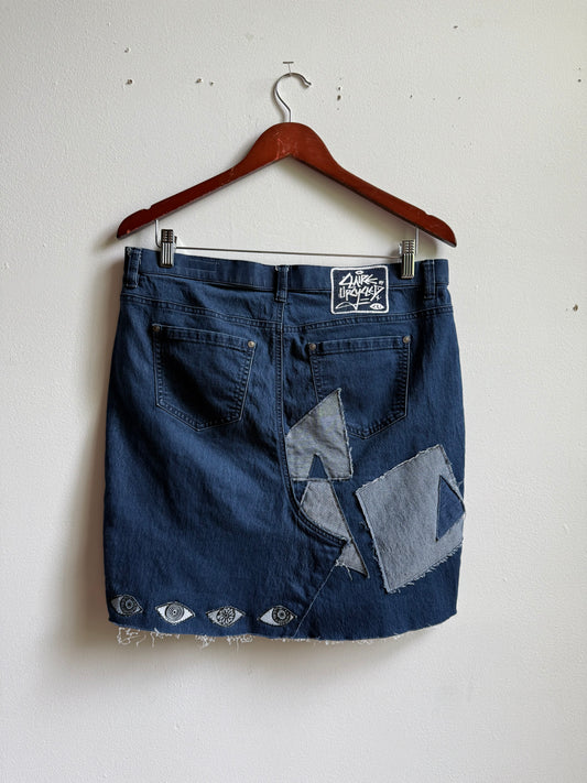 Sail Denim Skirt (Size 12)