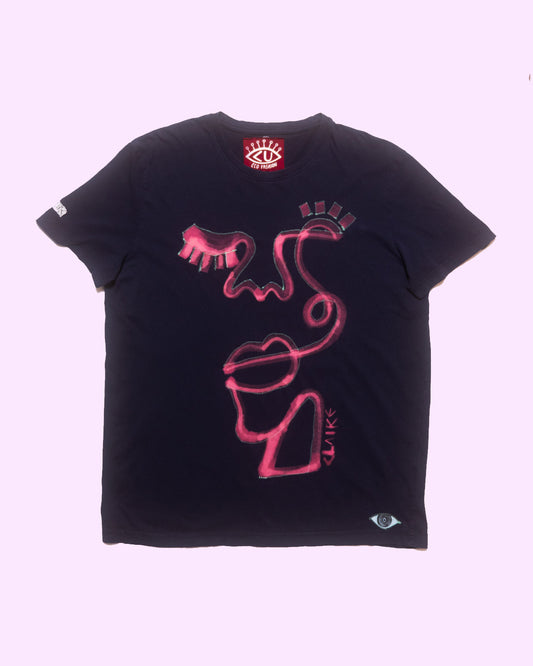 1-Line Face T #12 (M)