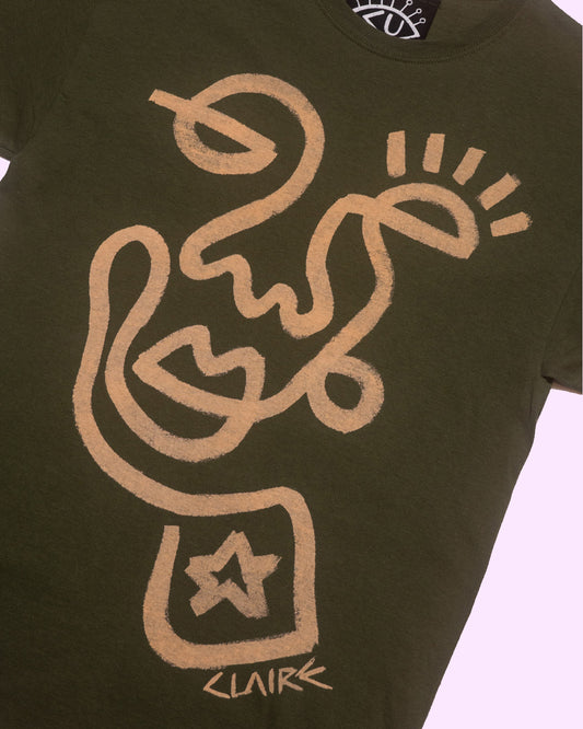 1-Line Face T #15 (M)