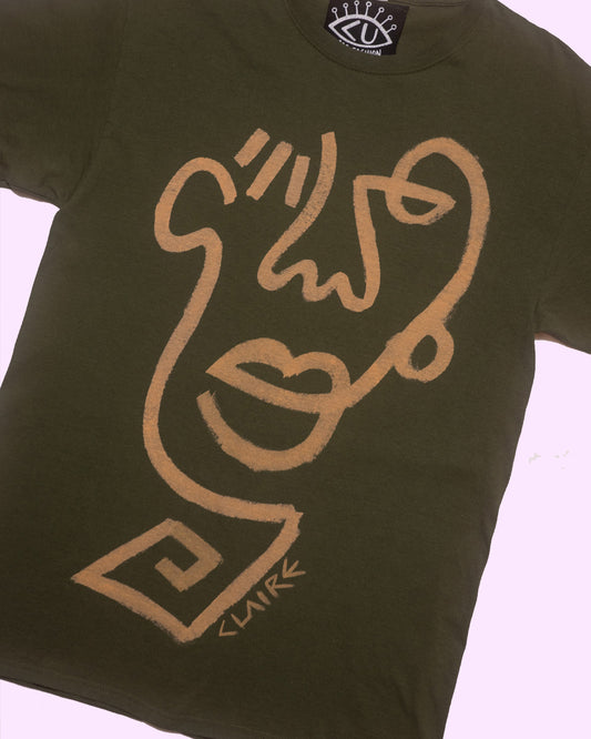 1-Line Face T #13 (M)