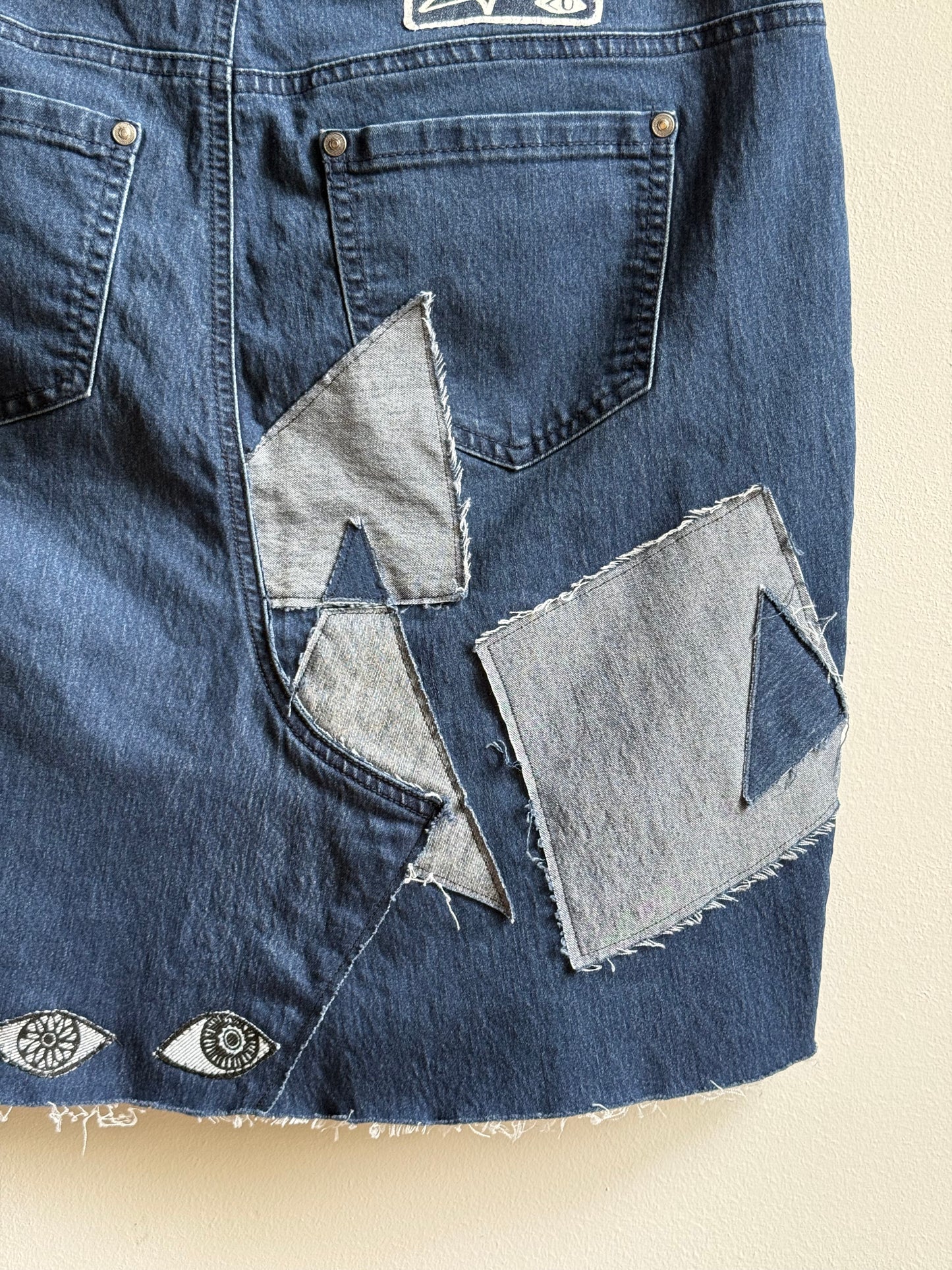 Sail Denim Skirt (Size 12)