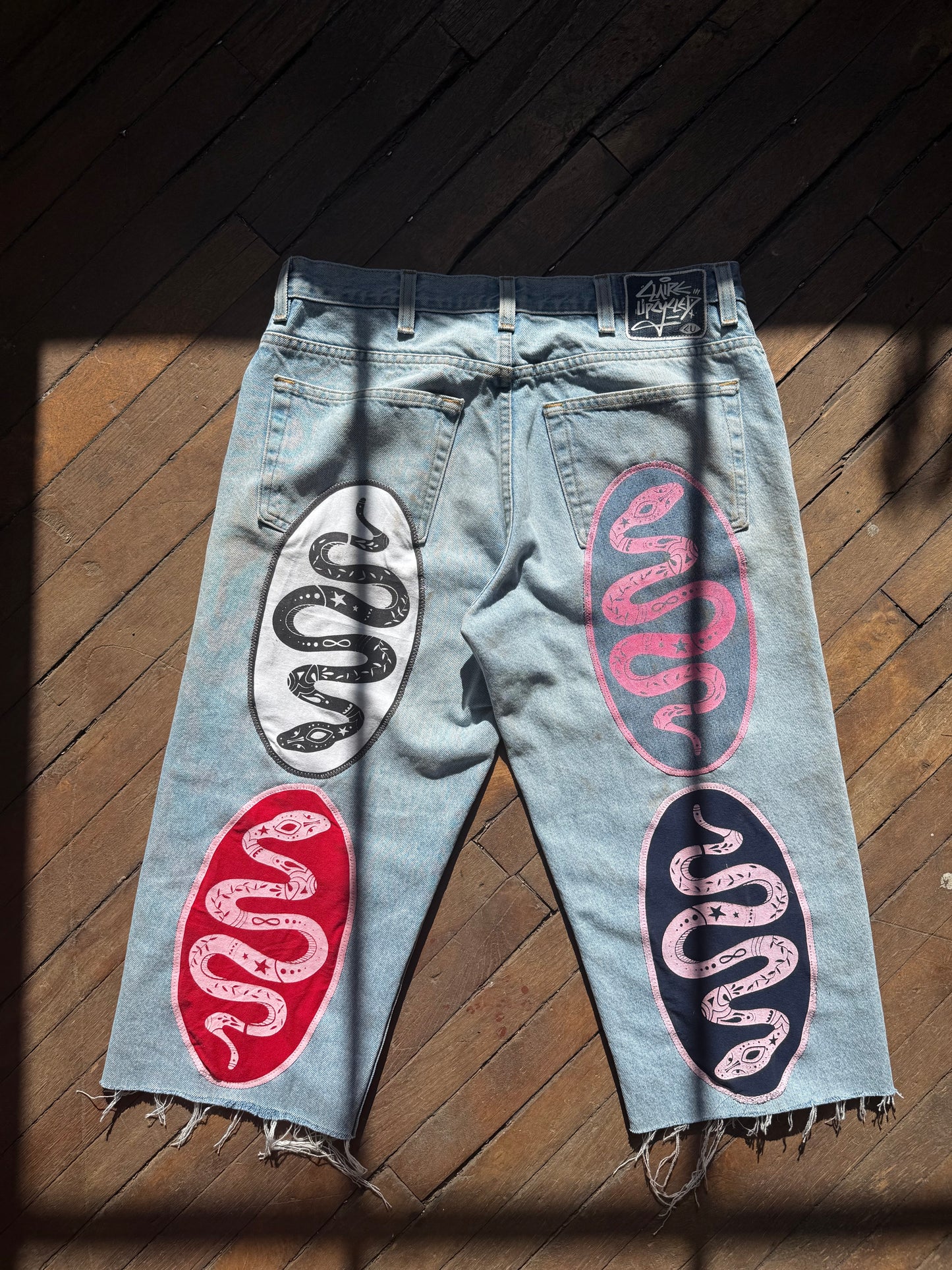 Cosmic Snake Jorts (Size