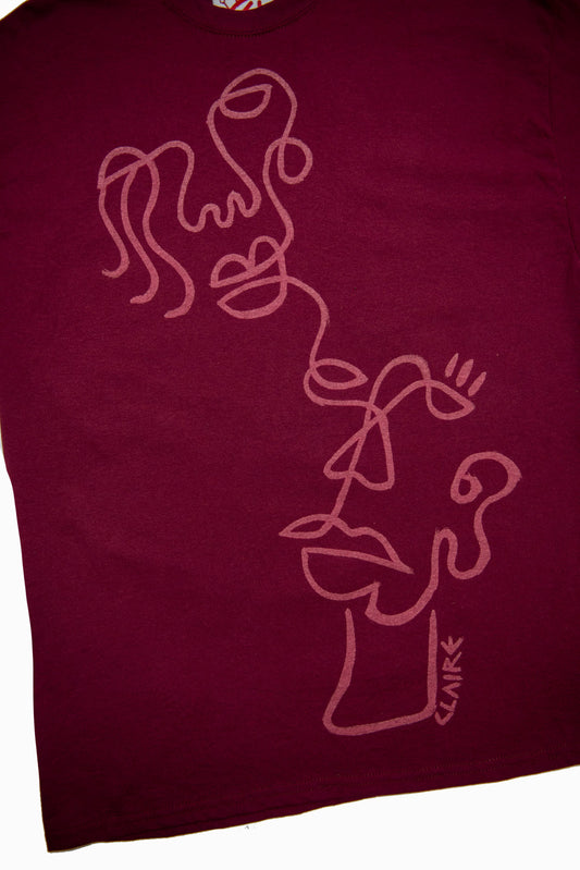 1-Line Face T #2 (XL)