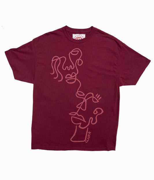 1-Line Face T #2 (XL)