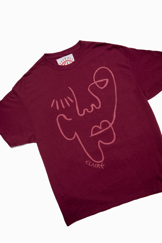 1-Line Face T #1 (XL)