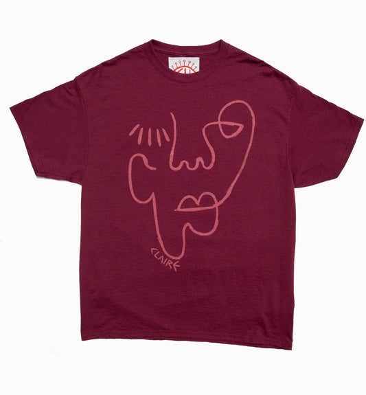 1-Line Face T #1 (XL)