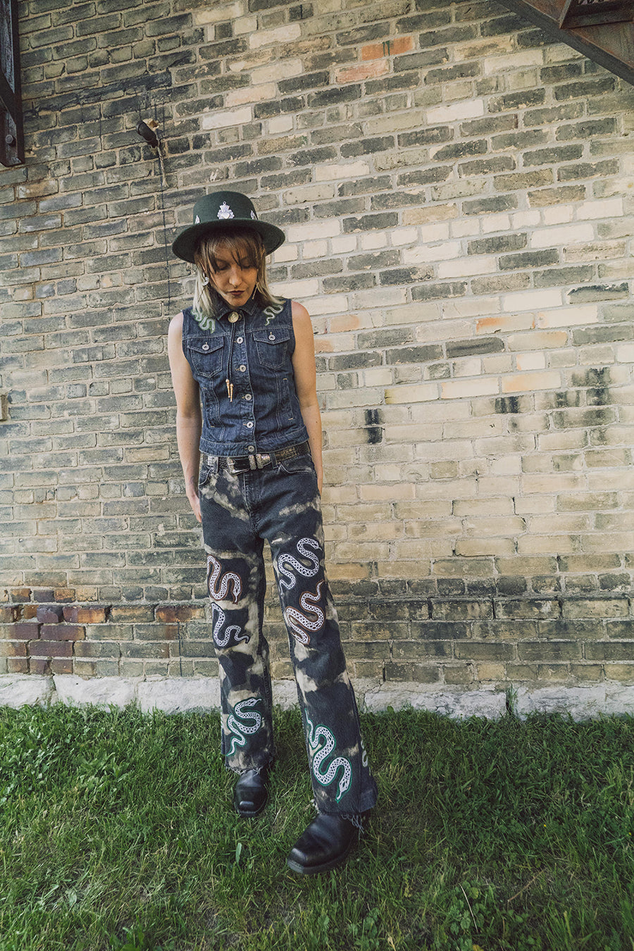 Snake Jeans (30/34 Waist)