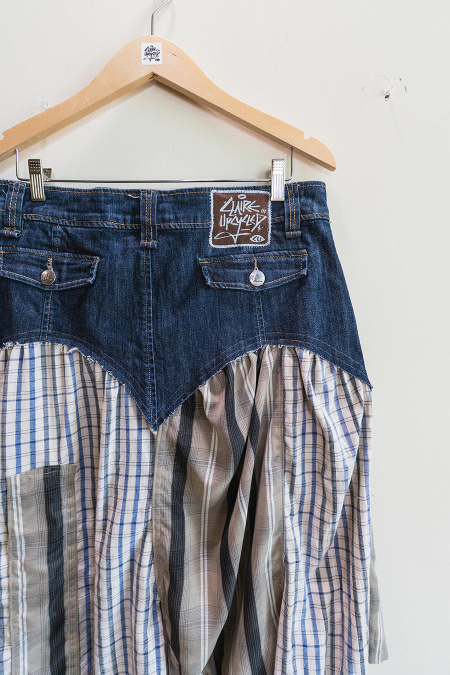 Dress-Shirt Western Skirt (Size 12)