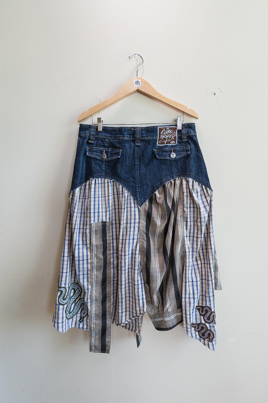 Dress-Shirt Western Skirt (Size 12)