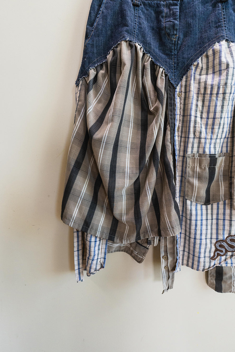 Dress-Shirt Western Skirt (Size 12)