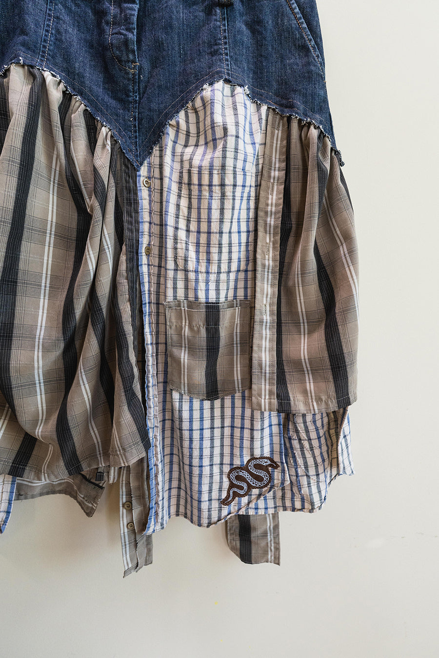 Dress-Shirt Western Skirt (Size 12)