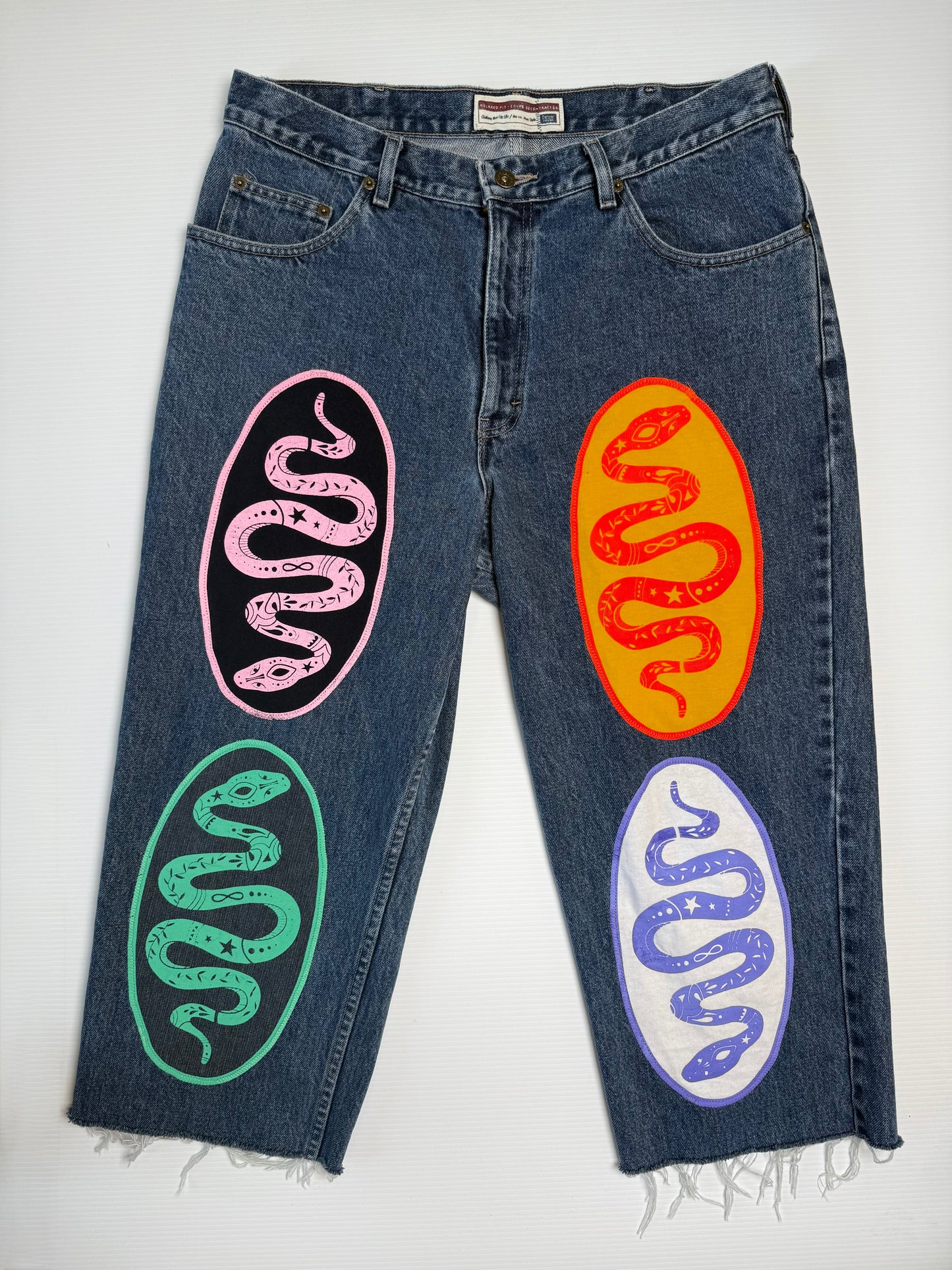 Cosmic Snake Jorts 2.0 (Size 36)