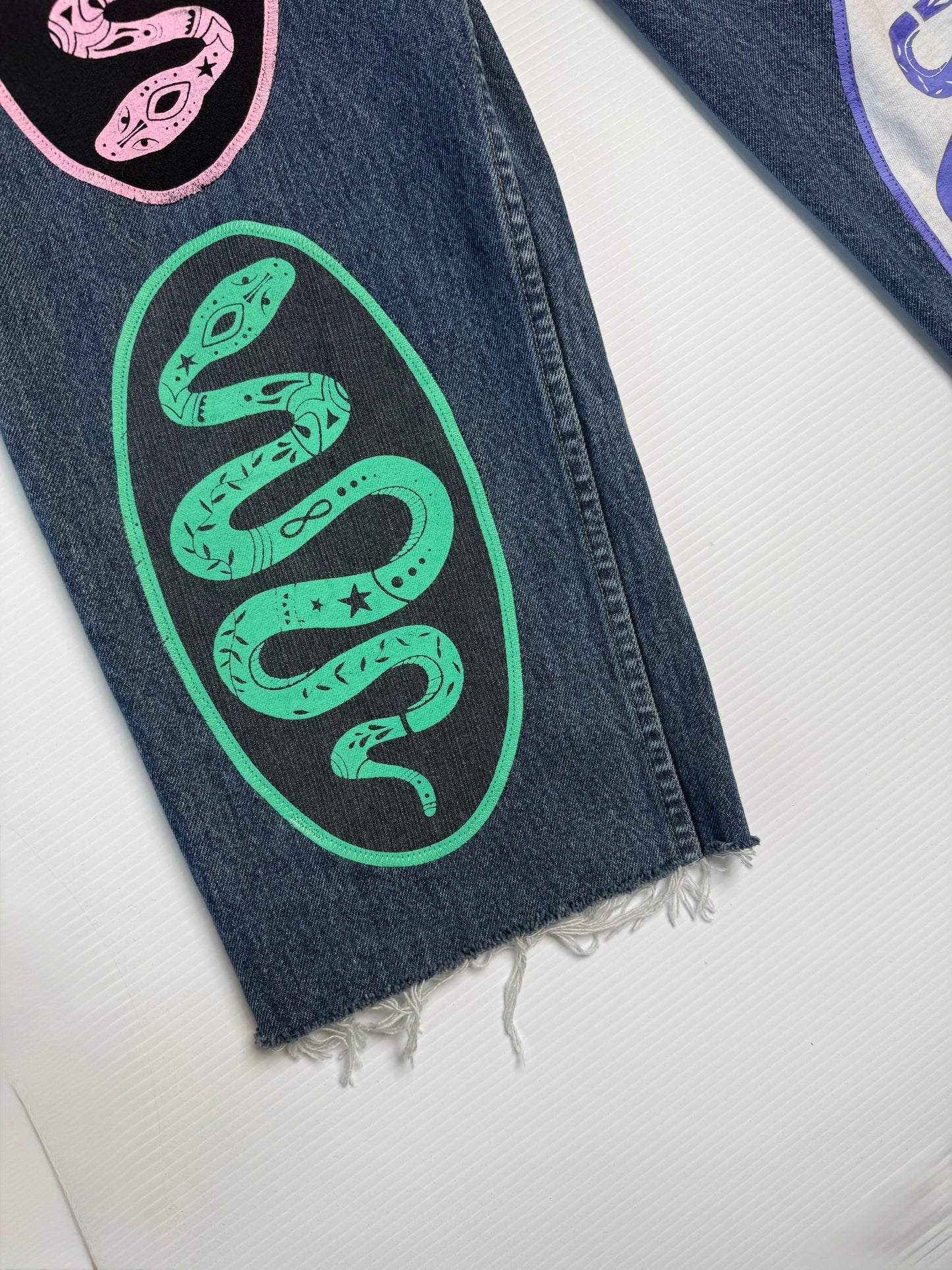 Cosmic Snake Jorts 2.0 (Size 36)