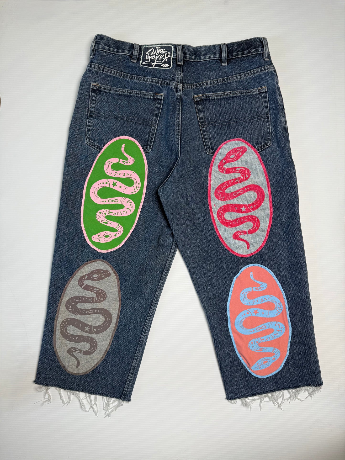 Cosmic Snake Jorts 2.0 (Size 36)