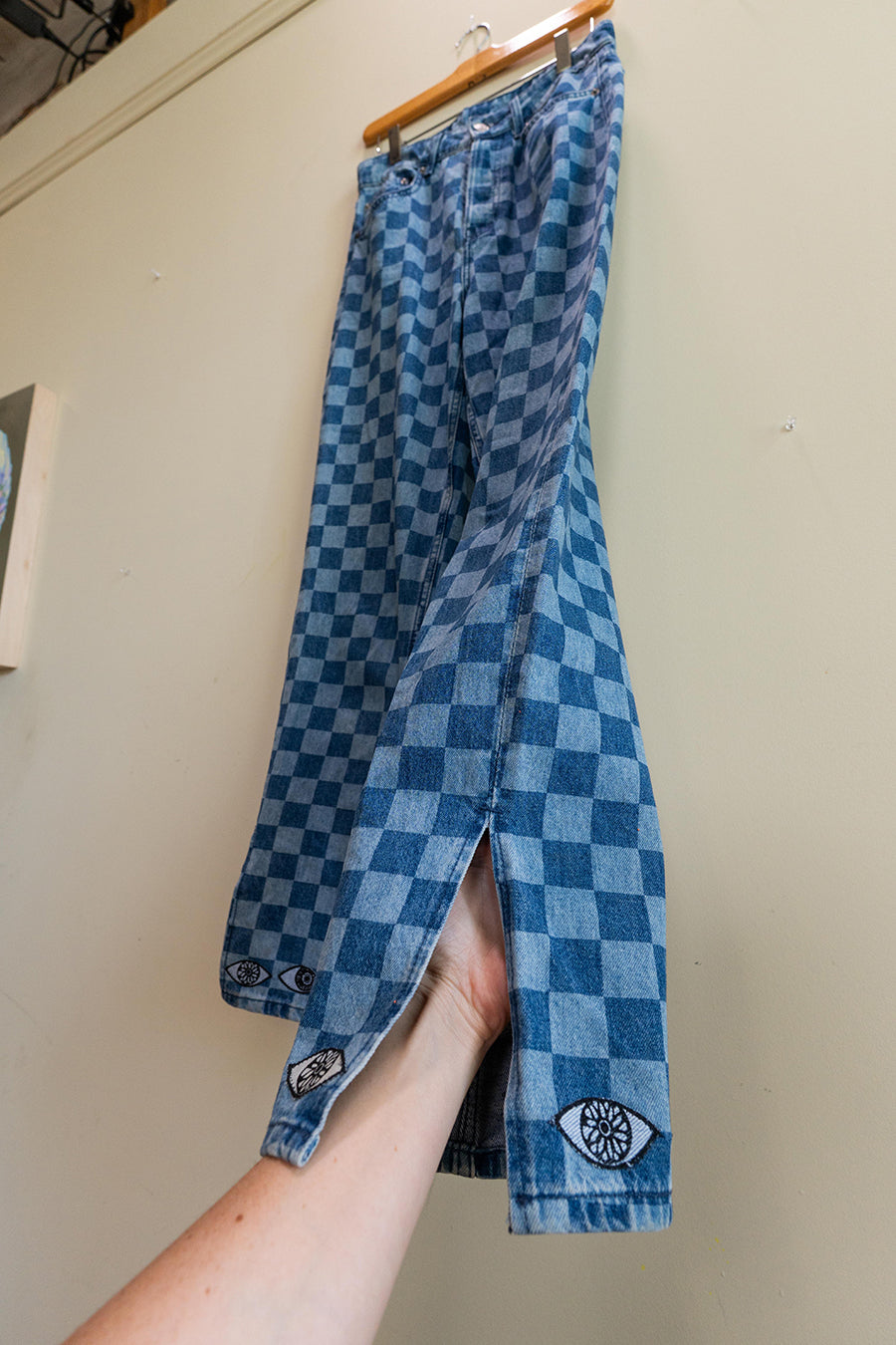 Checker Jeans (Size 4)