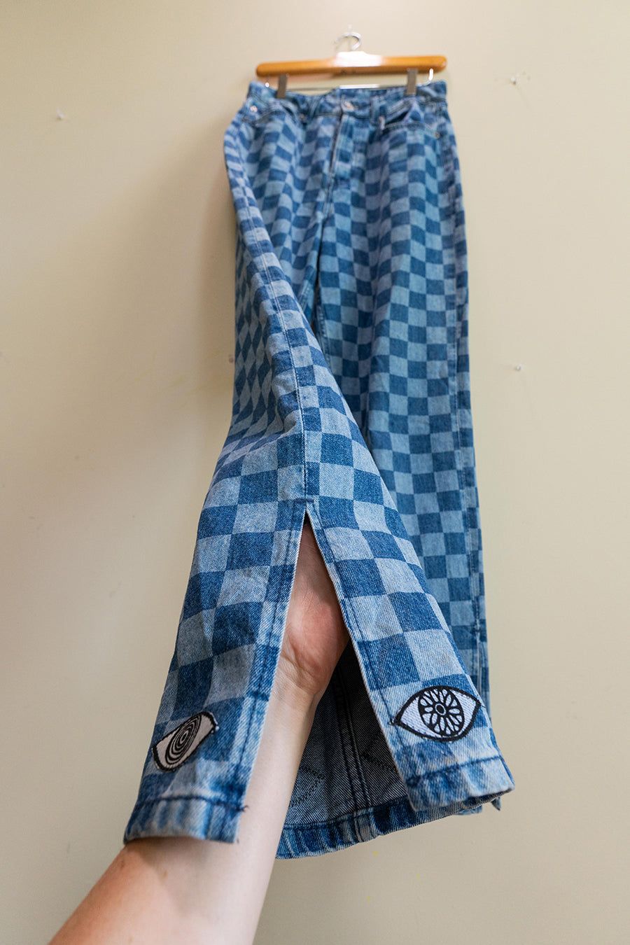 Checker Jeans (Size 4)