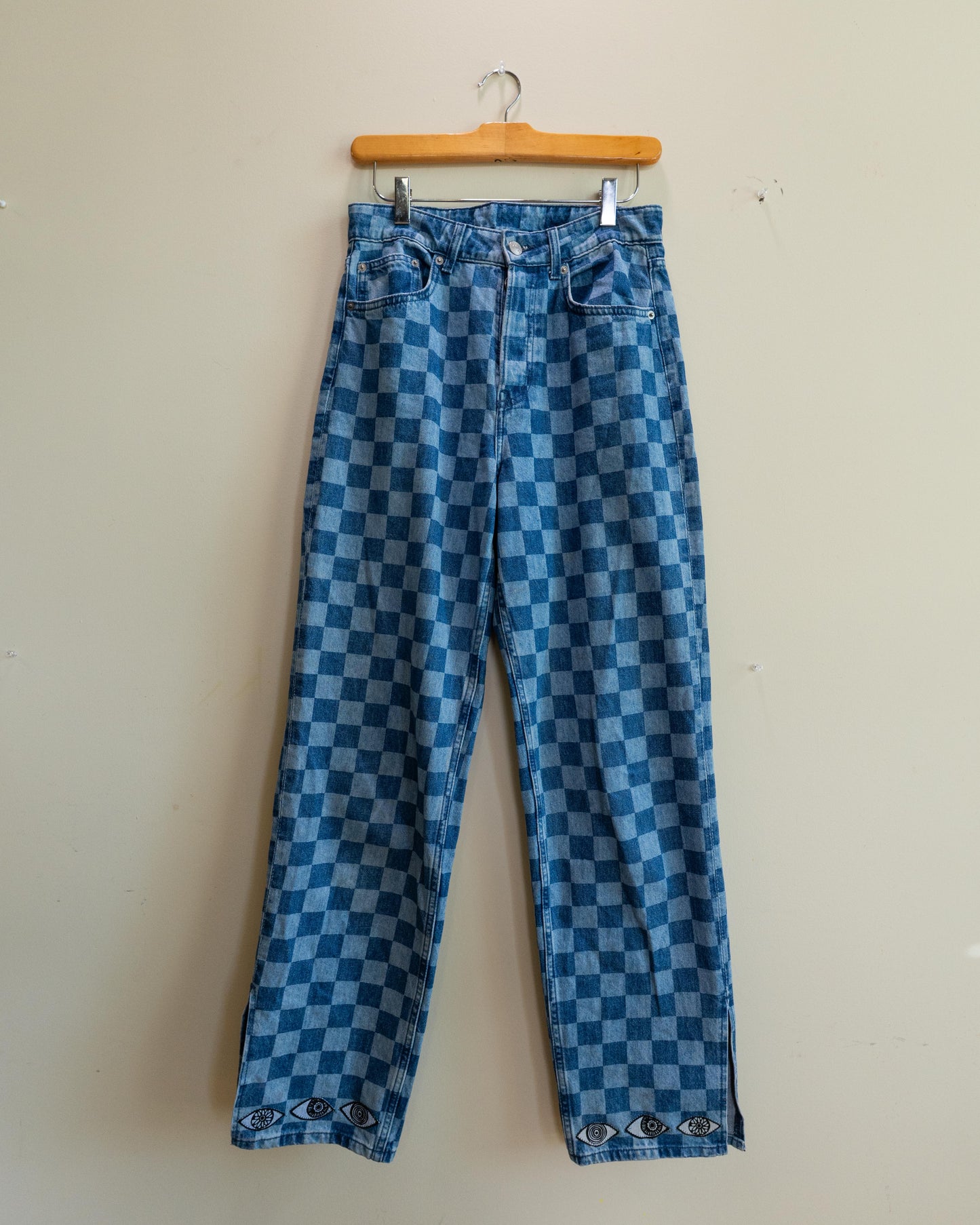 Checker Jeans (Size 4)
