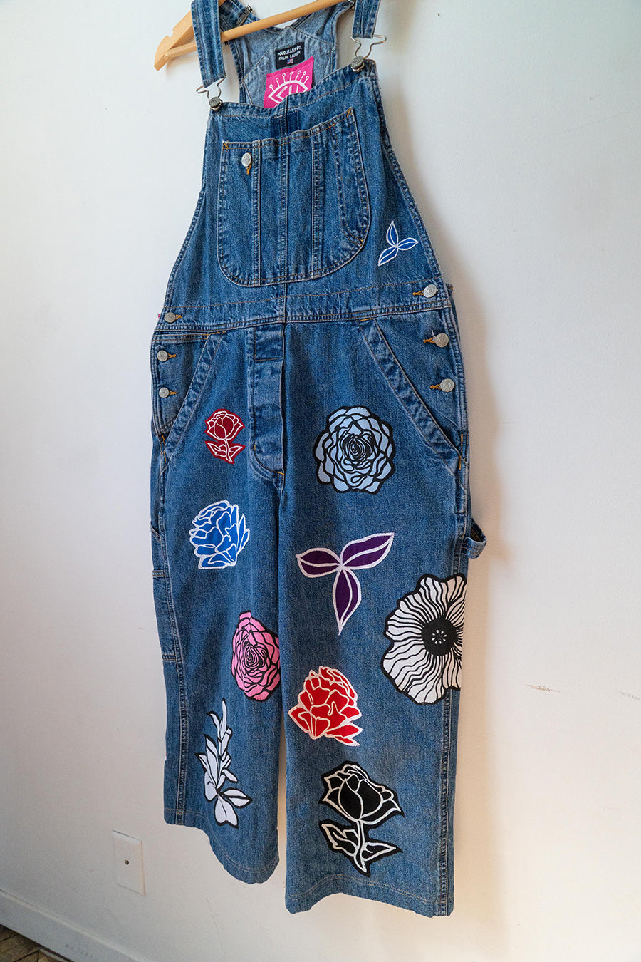 Floral Overalls (L)