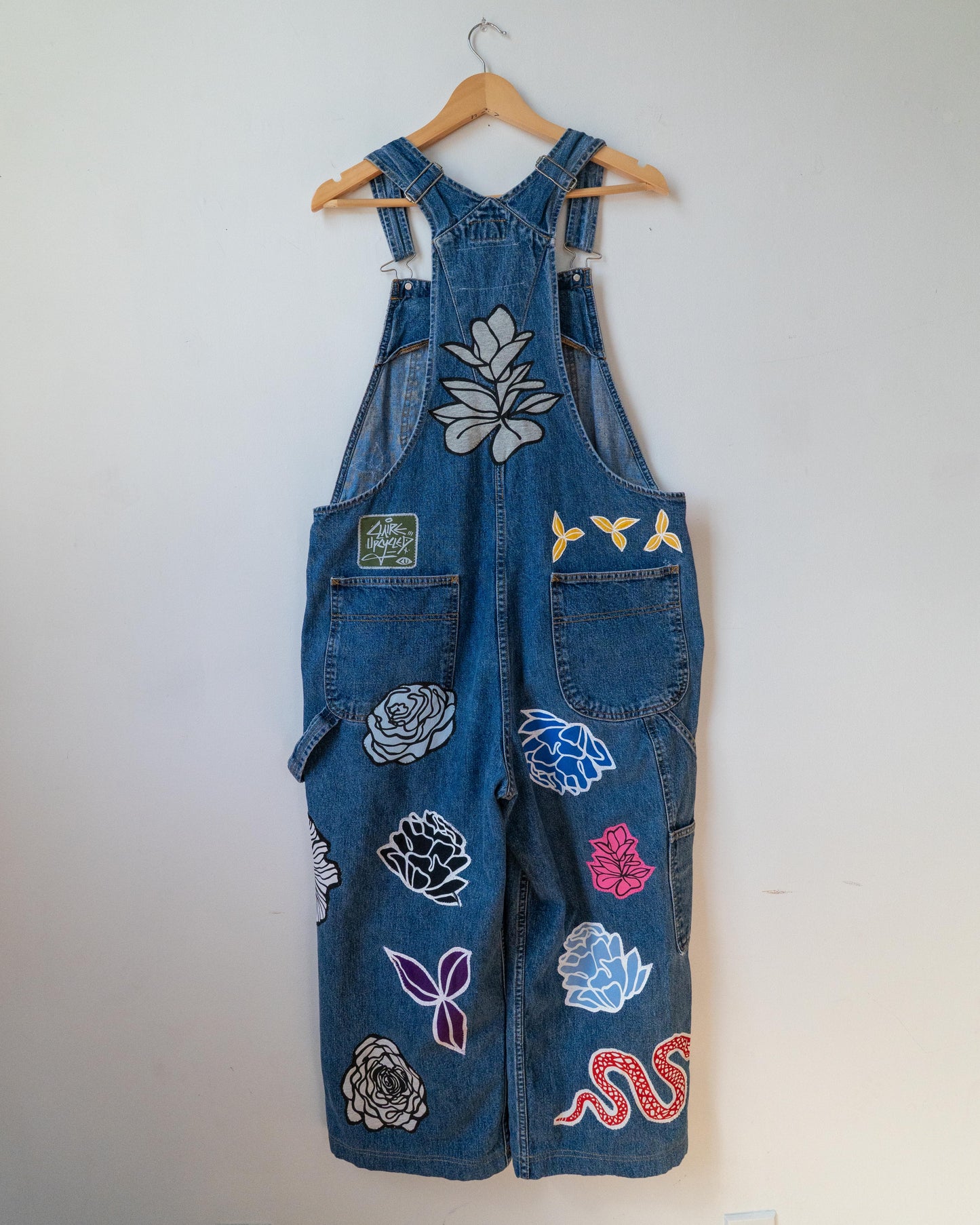 Floral Overalls (L)