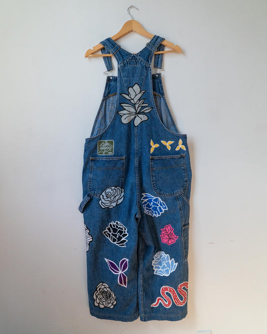 Floral Overalls (L)