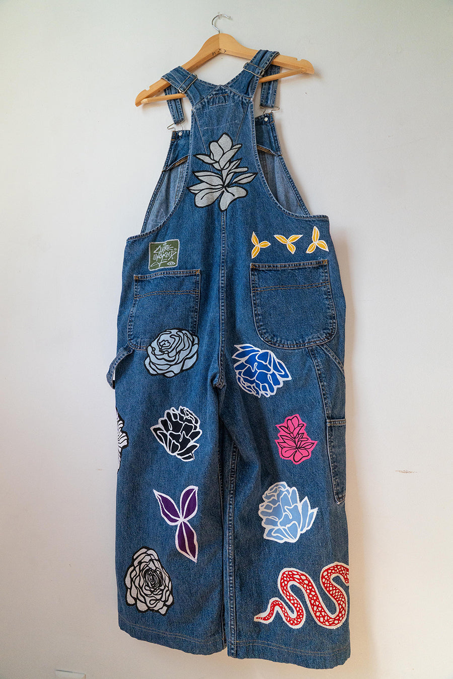 Floral Overalls (L)