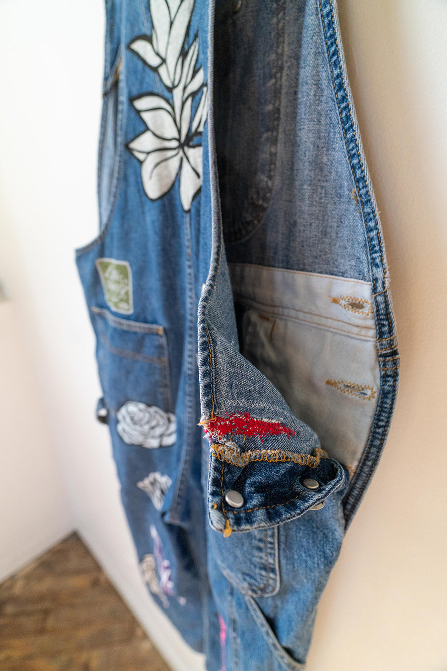 Floral Overalls (L)