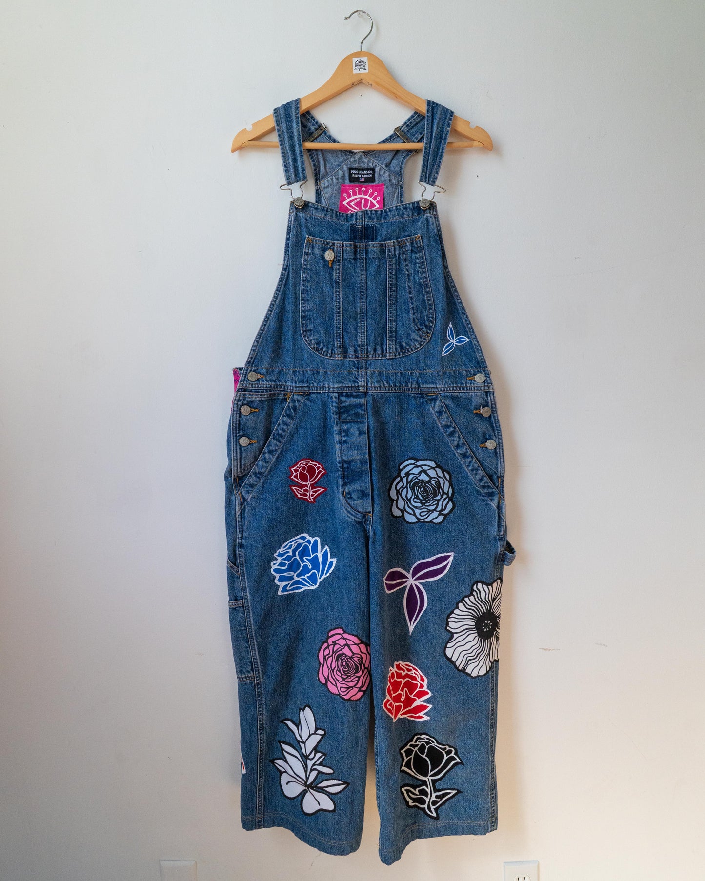 Floral Overalls (L)