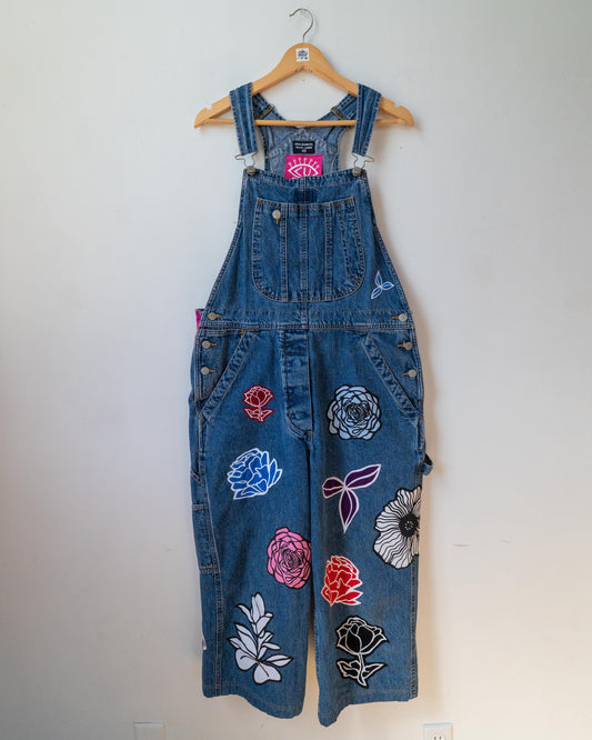 Floral Overalls (L)