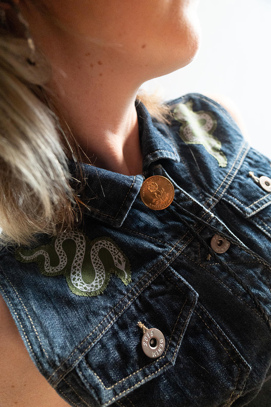JOANED. Coin Bolo Tie