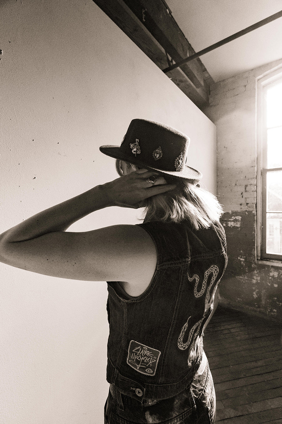 JOANED. Sacred Hearts Hat