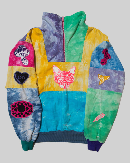 Rainbow Half-Zip (L)